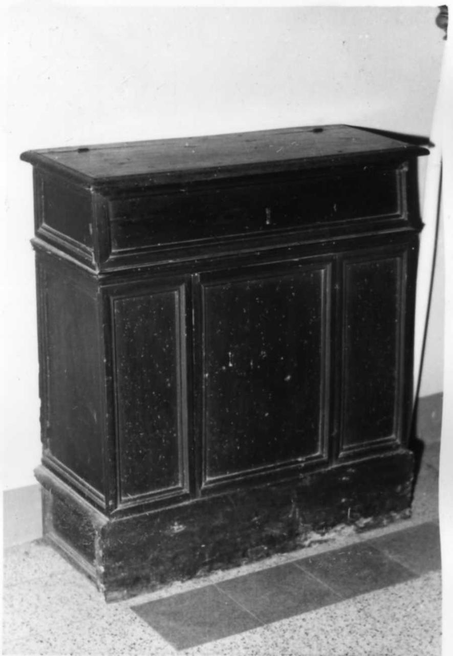 inginocchiatoio - bottega modenese (seconda metà sec. XVII)