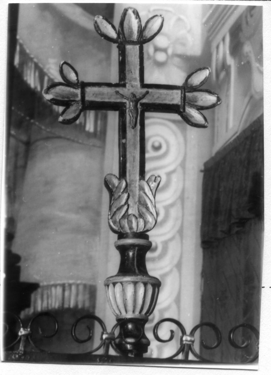 croce processionale - bottega modenese (prima metà sec. XIX)