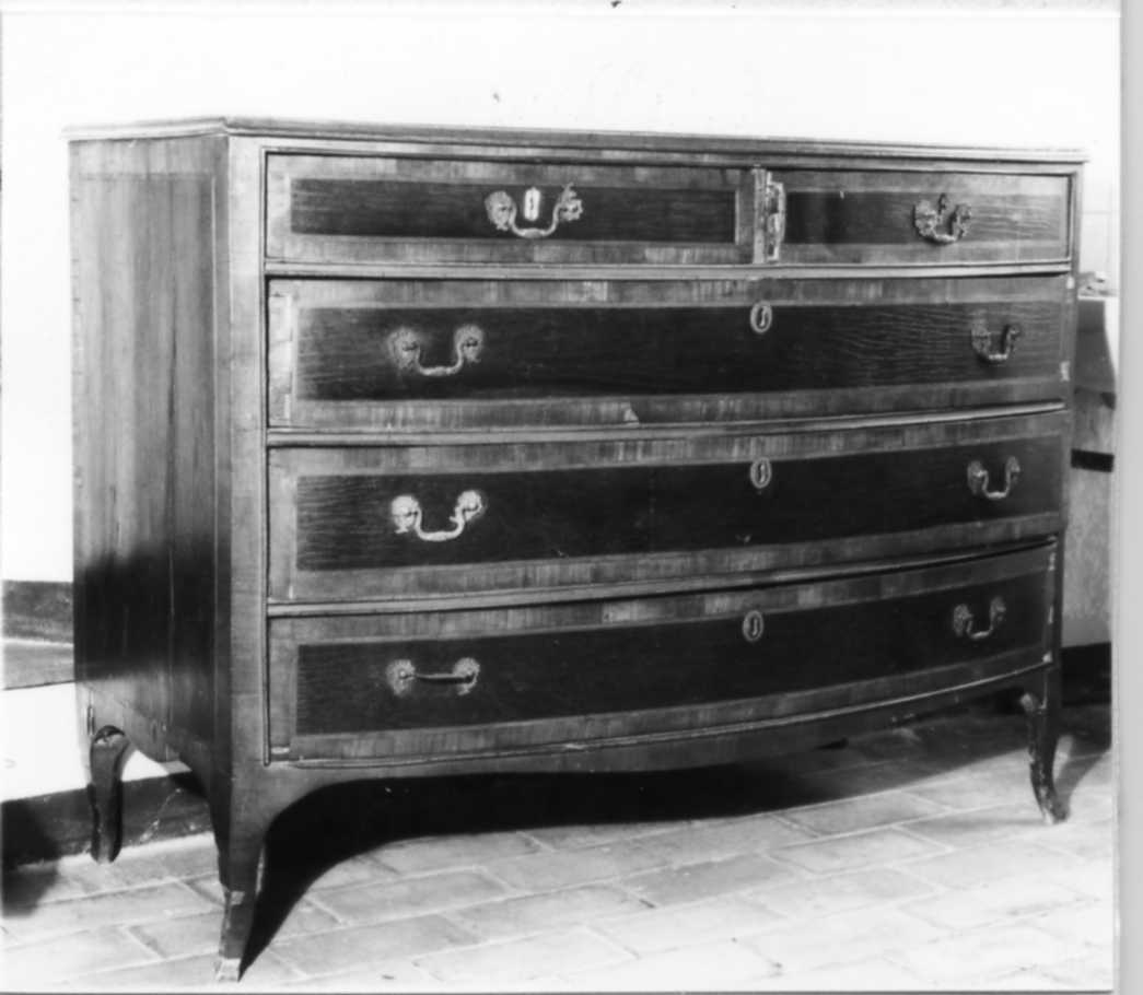 cassettone - bottega emiliana (seconda metà sec. XVIII)