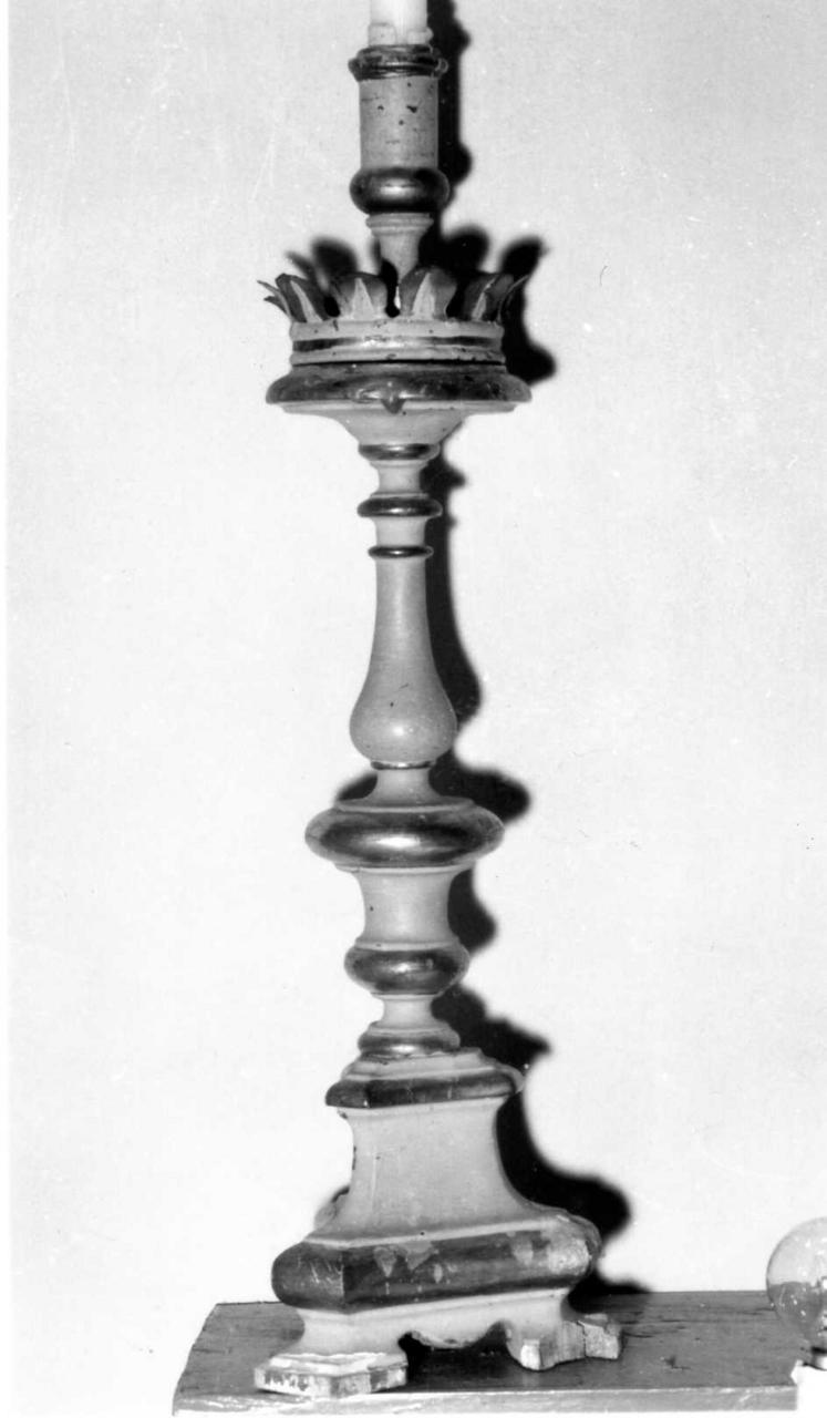 candeliere, serie - bottega modenese (fine sec. XVIII)