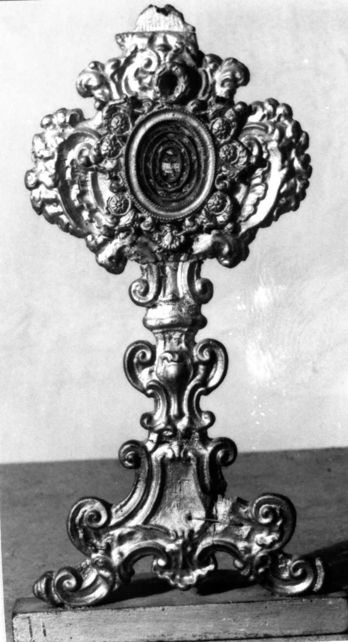 reliquiario - a ostensorio - bottega emiliana (seconda metà sec. XVIII)