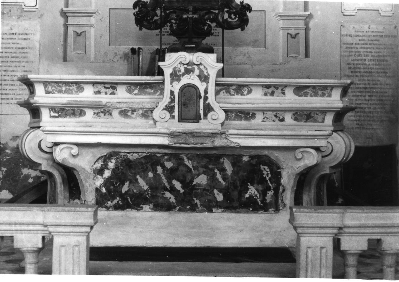 altare maggiore - bottega modenese (seconda metà sec. XVIII)
