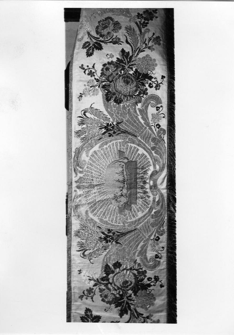 cortina del baldacchino processionale, serie - manifattura italiana (sec. XIX)