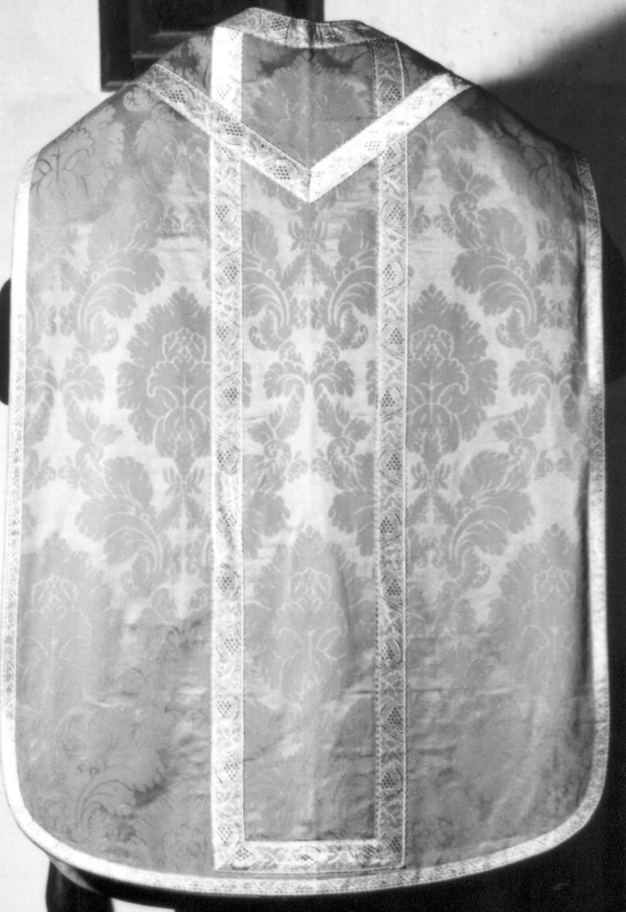 paramento liturgico - manifattura italiana (secc. XIX/ XX)