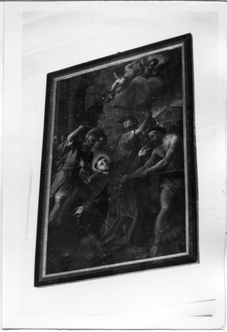 martirio di San Fedele da Sigmaringa (dipinto) di Solieri Giuseppe detto Fra' Stefano da Carpi (sec. XVIII)