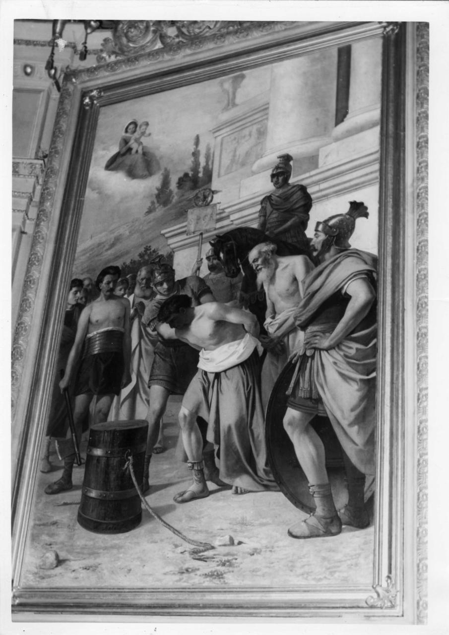 martirio dei Santi Nazario e Celso (dipinto) di Malatesta Adeodato, Malatesta Narciso (sec. XIX)