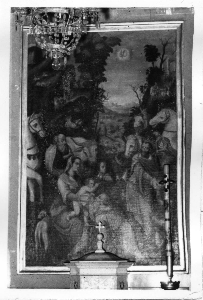 adorazione dei Re Magi (dipinto) - ambito ferrarese (seconda metà sec. XVI)