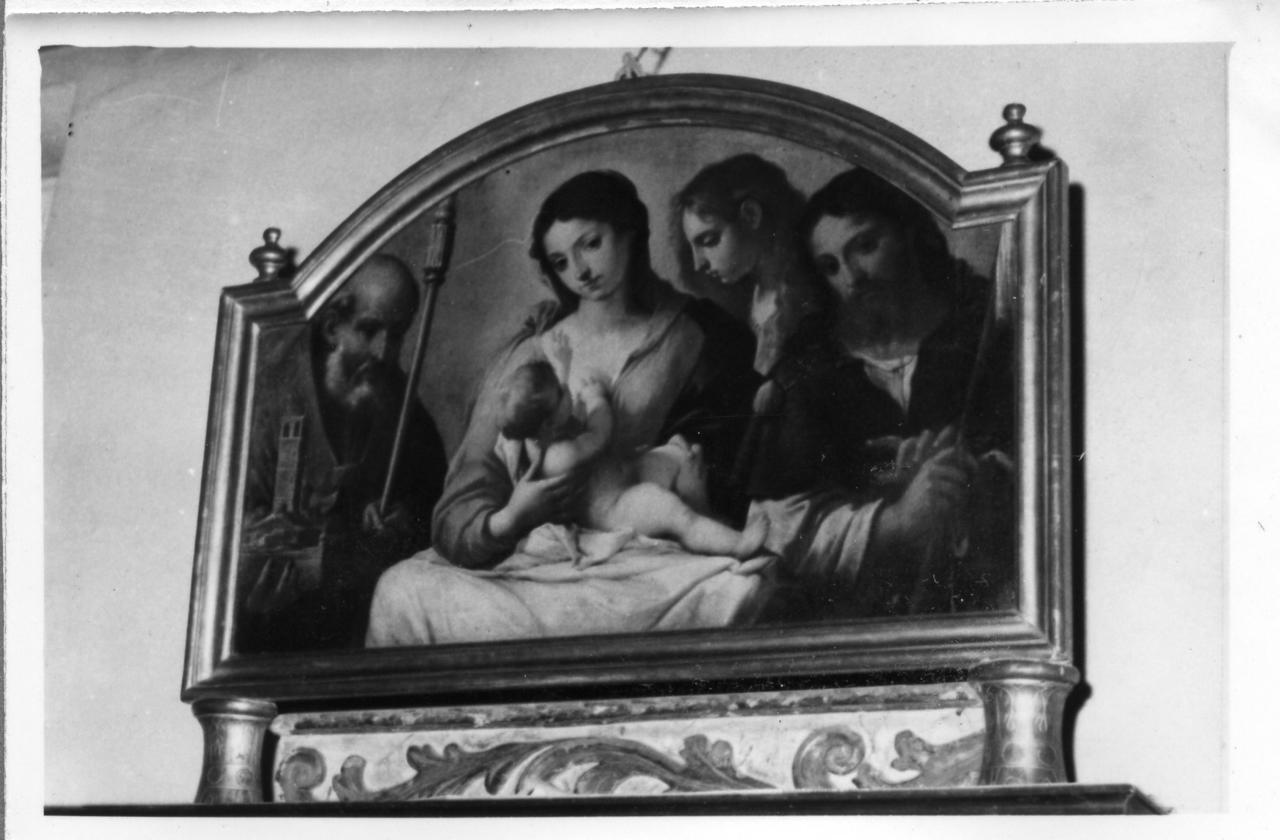 Madonna con Bambino e Santi (dipinto) di Stringa Francesco (seconda metà sec. XVII)