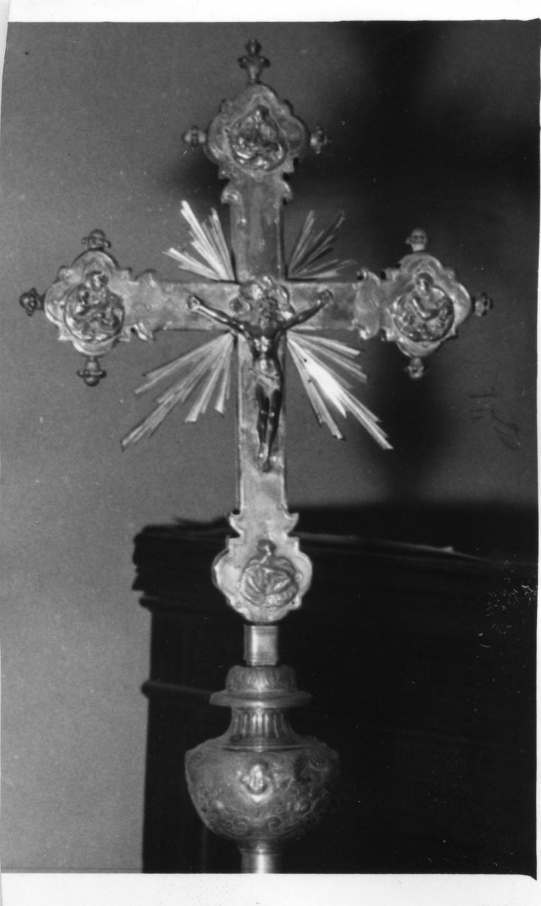 croce processionale - bottega emiliana (inizio sec. XVI)