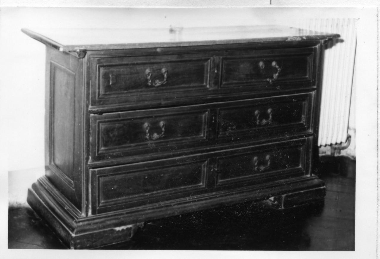 cassettone - bottega emiliana (fine sec. XVII)