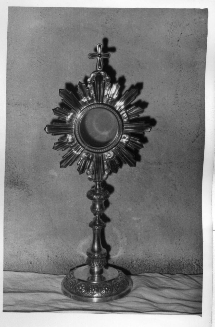 ostensorio - bottega emiliana (prima metà sec. XIX)