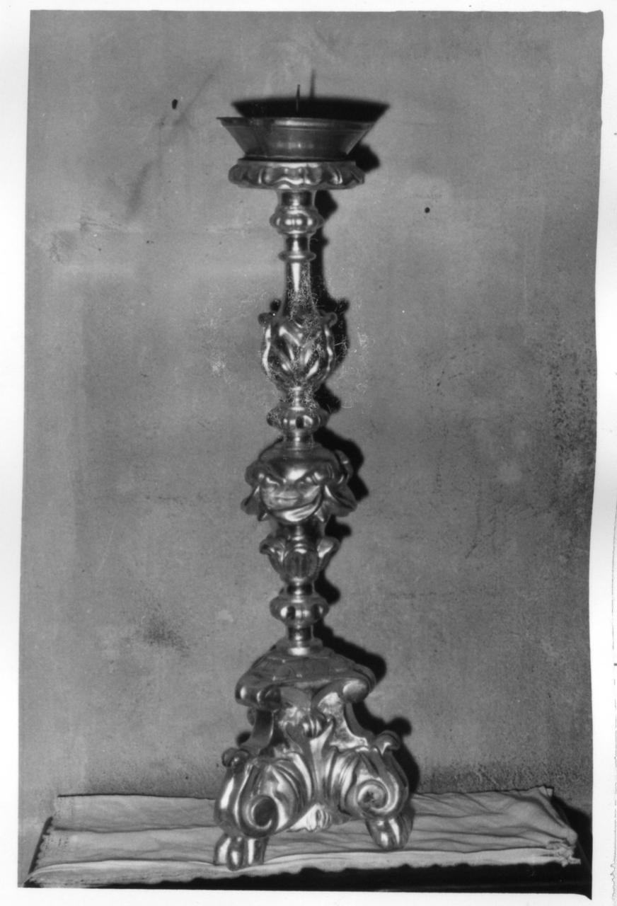 candeliere, serie - bottega emiliana (seconda metà sec. XVII)