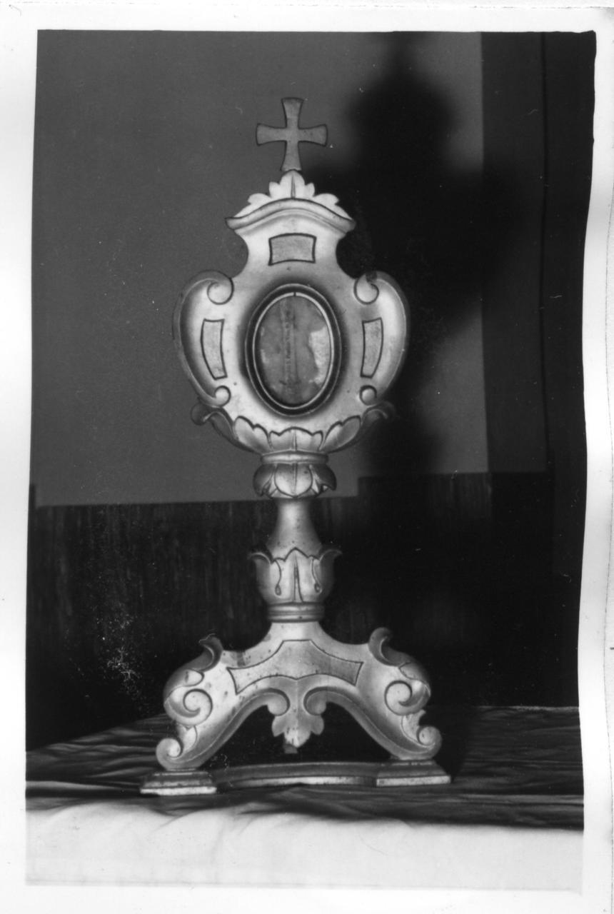 reliquiario - a ostensorio, serie - bottega modenese (prima metà sec. XVIII)