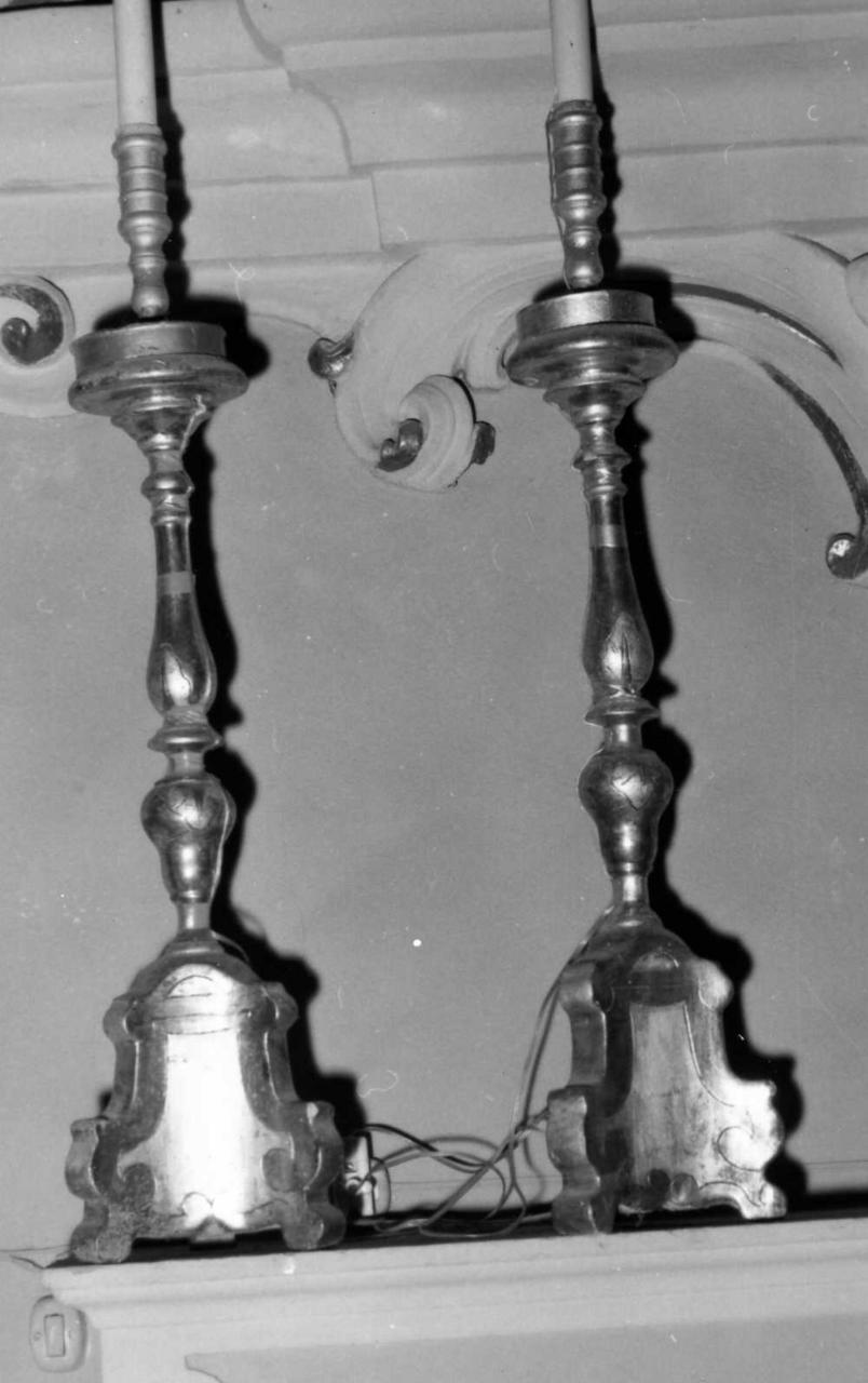 candeliere, serie - bottega reggiana (sec. XIX)