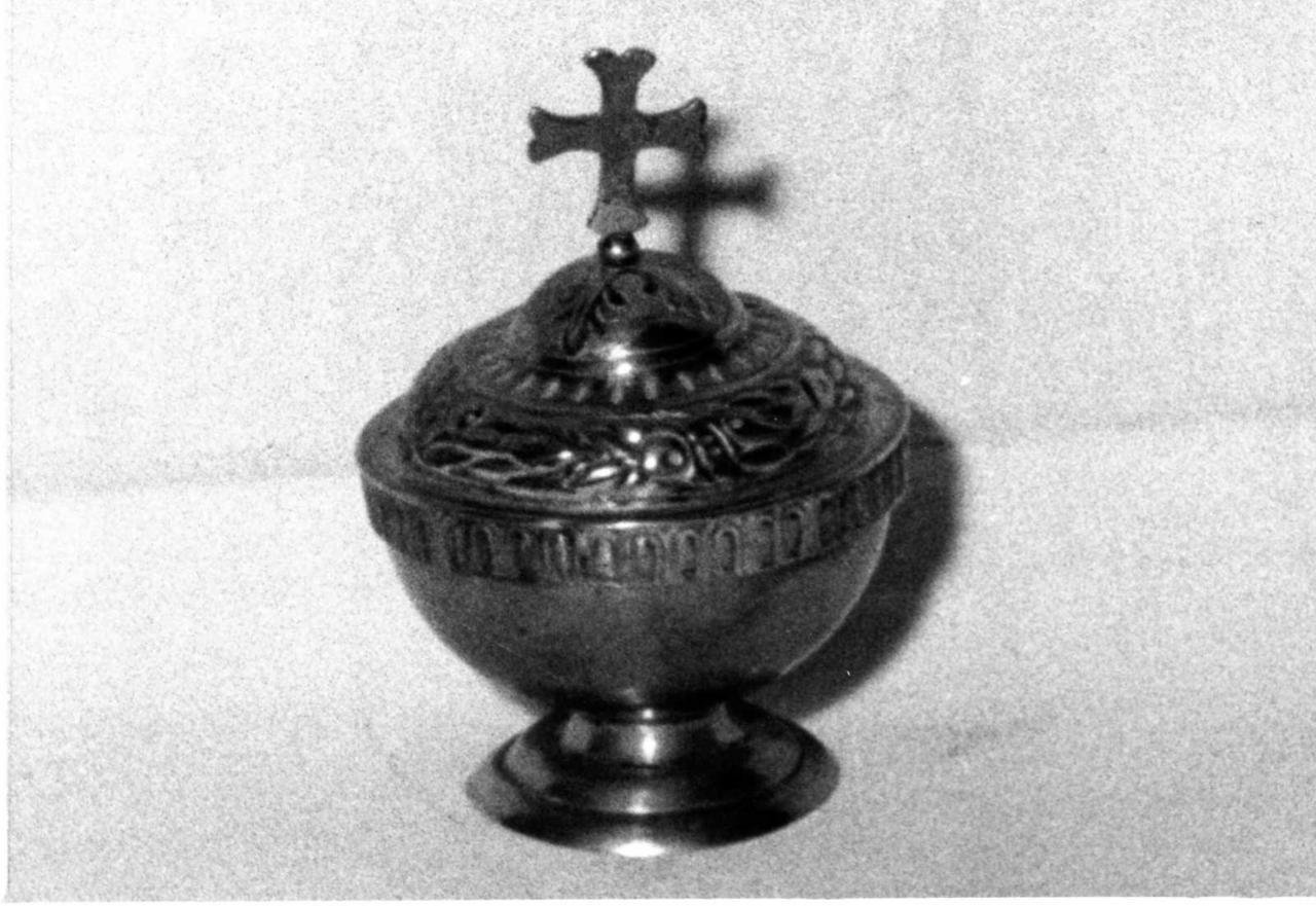 pisside - bottega reggiana (inizio sec. XVII)