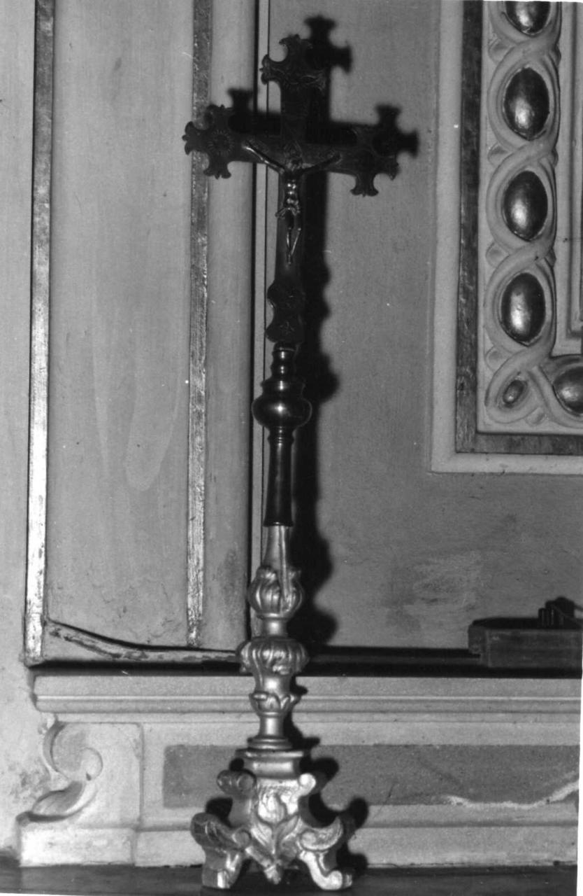 croce processionale - bottega reggiana (sec. XVIII)