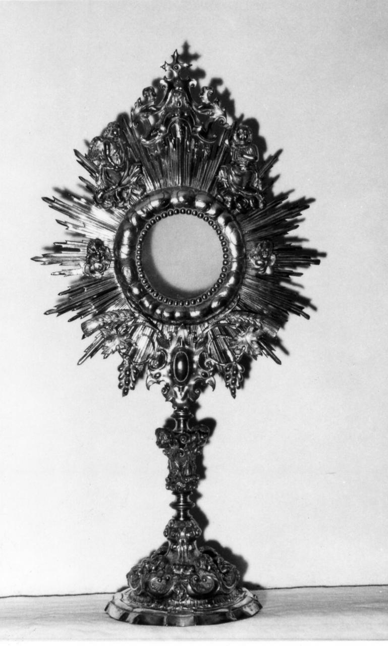 ostensorio - bottega reggiana (fine sec. XVIII, sec. XIX)