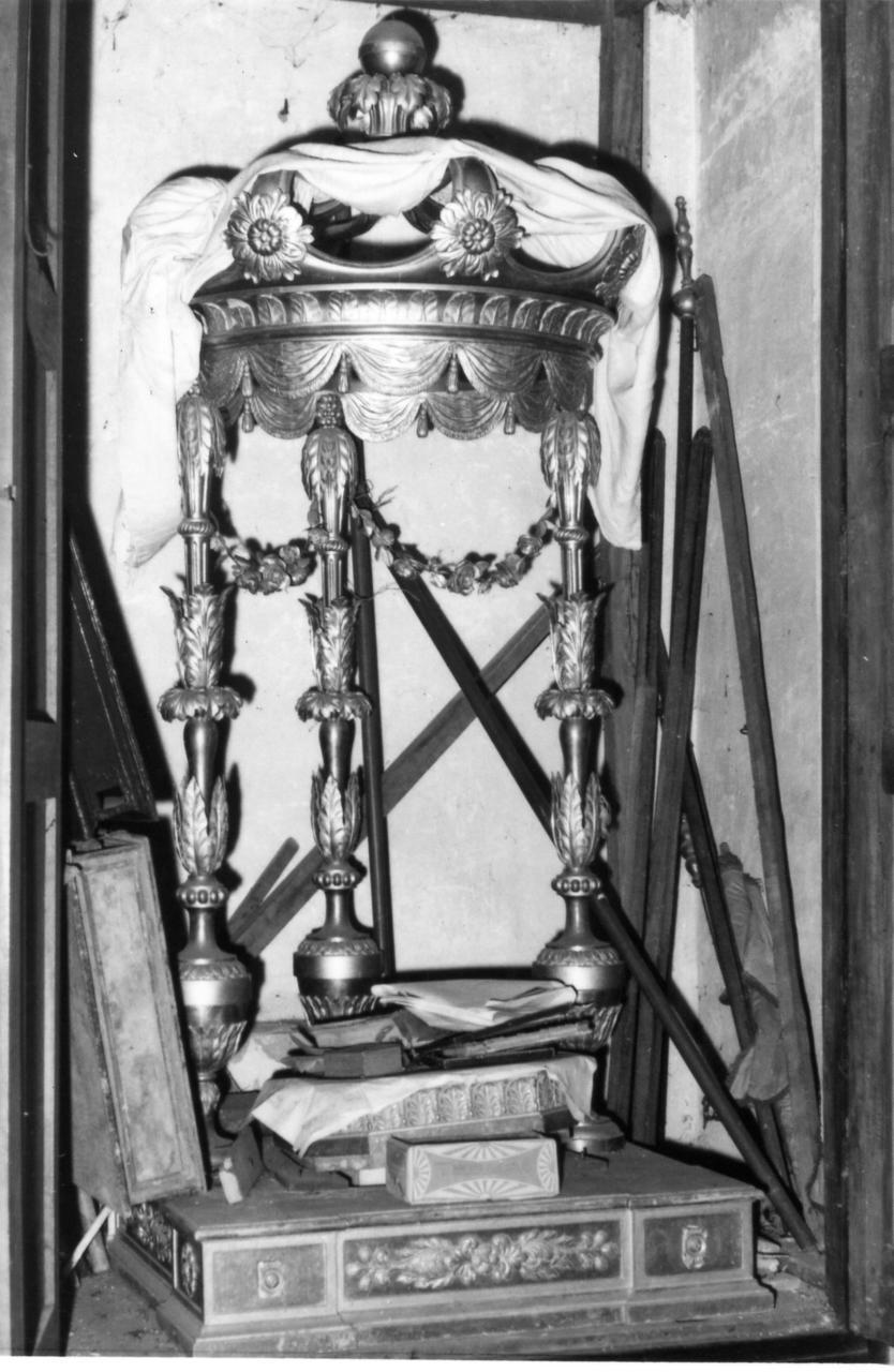 baldacchino processionale - bottega reggiana (sec. XIX)