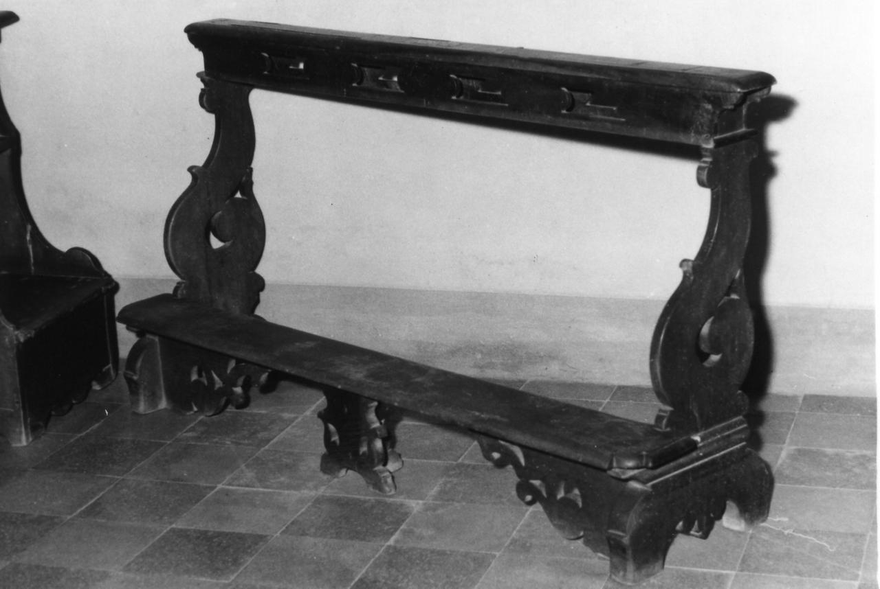 banco da chiesa - bottega reggiana (fine sec. XVIII)