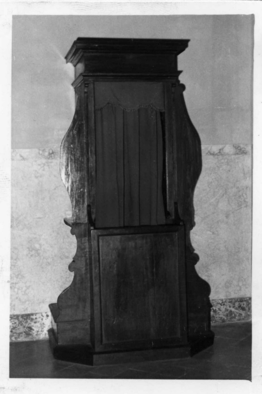 confessionale - bottega reggiana (fine/inizio secc. XVIII/ XIX)