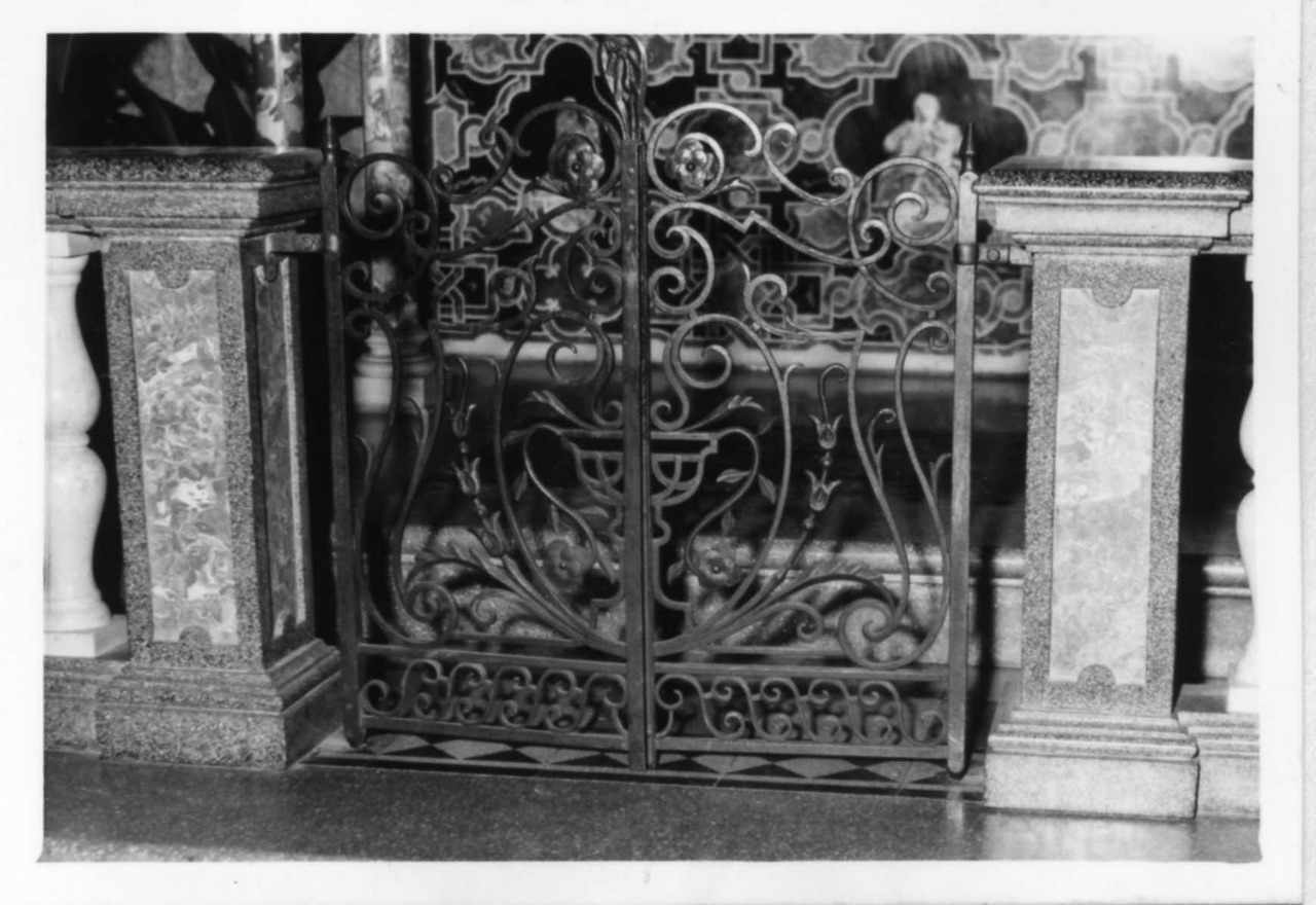 cancellata di altare - bottega reggiana (fine sec. XIX)