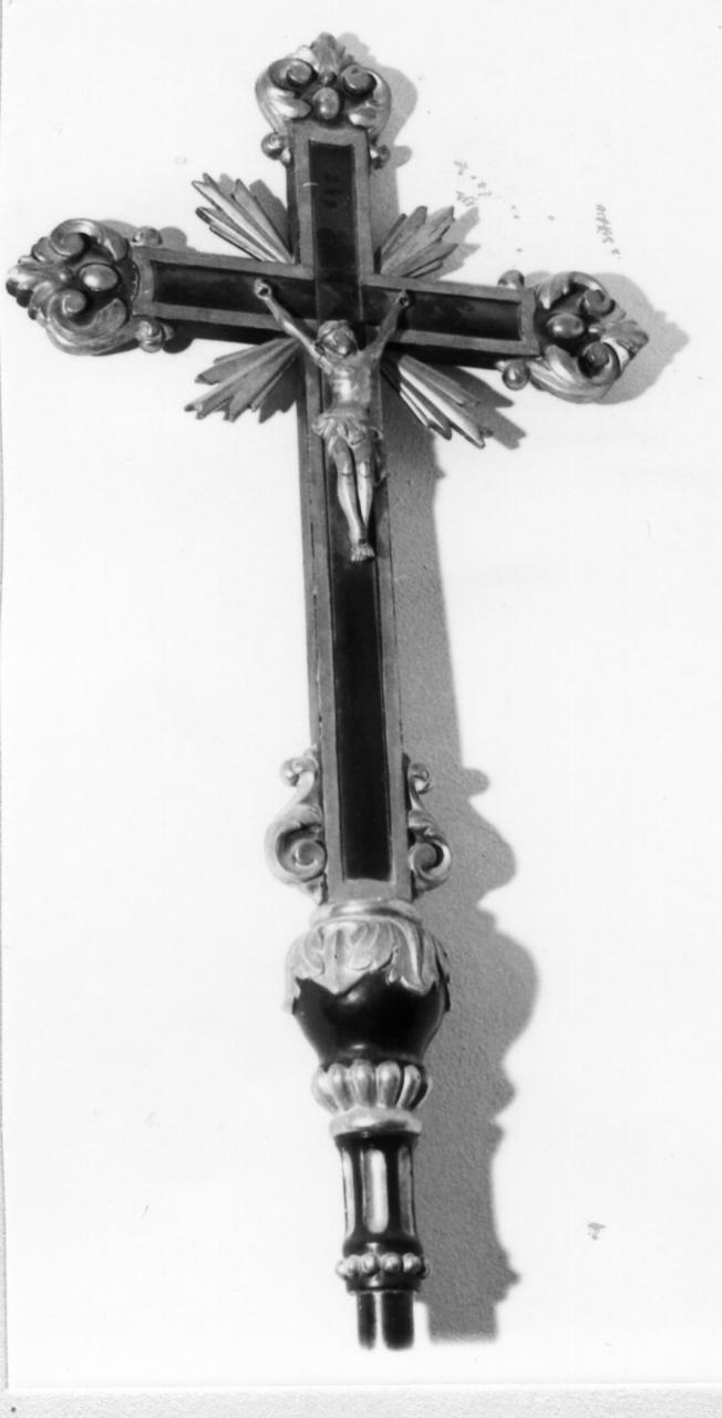 croce processionale - bottega reggiana (prima metà sec. XIX)