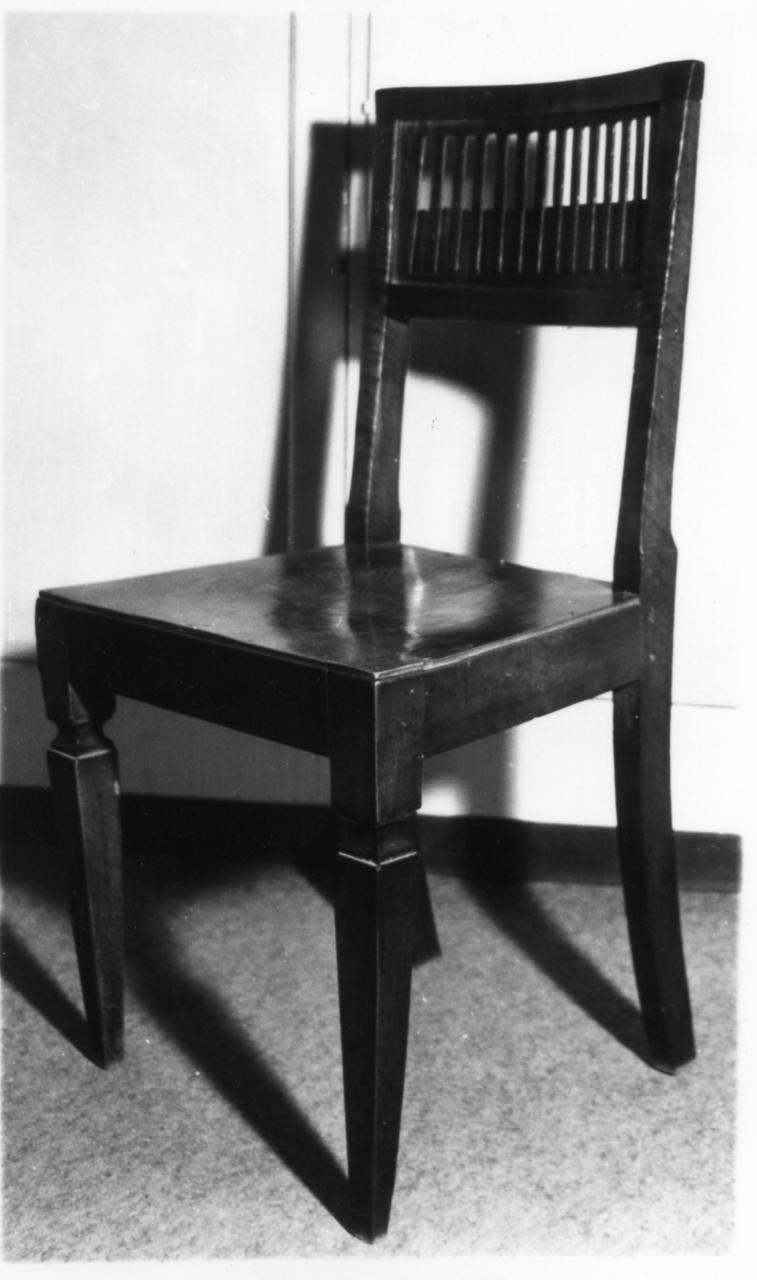 sedia, serie - bottega emiliana (inizio sec. XIX)