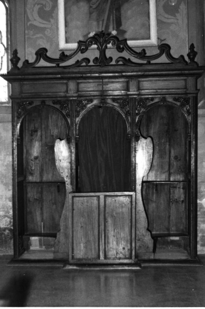 confessionale, serie - bottega reggiana (sec. XVIII)