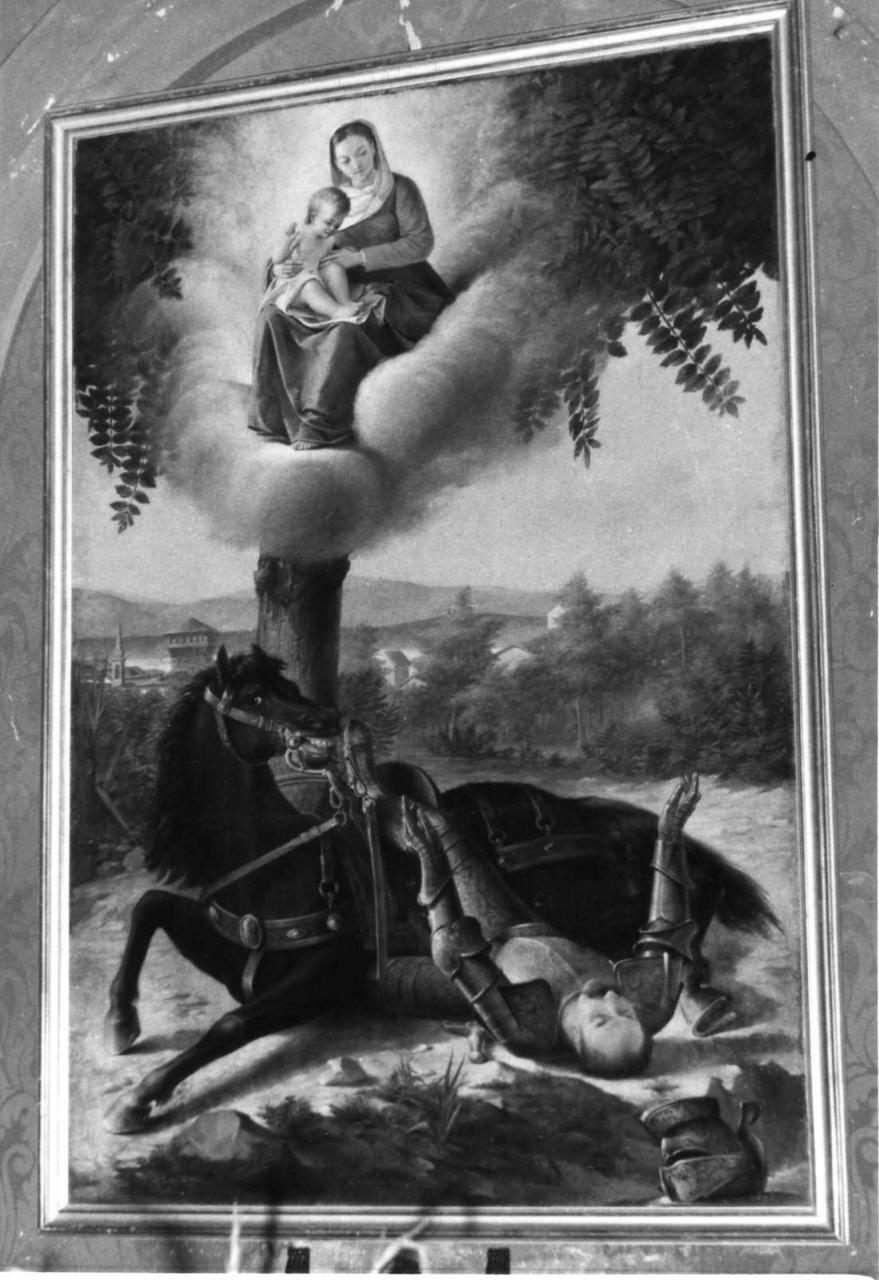 il miracolo della B. V. dell'Olmo (dipinto) di Goldoni G (sec. XIX)