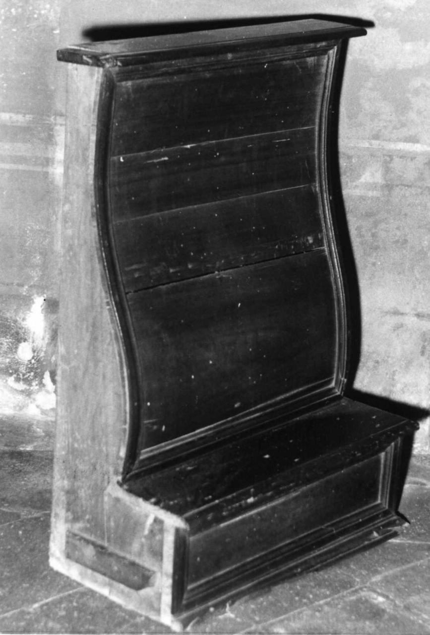 inginocchiatoio, serie - bottega reggiana (sec. XVIII)