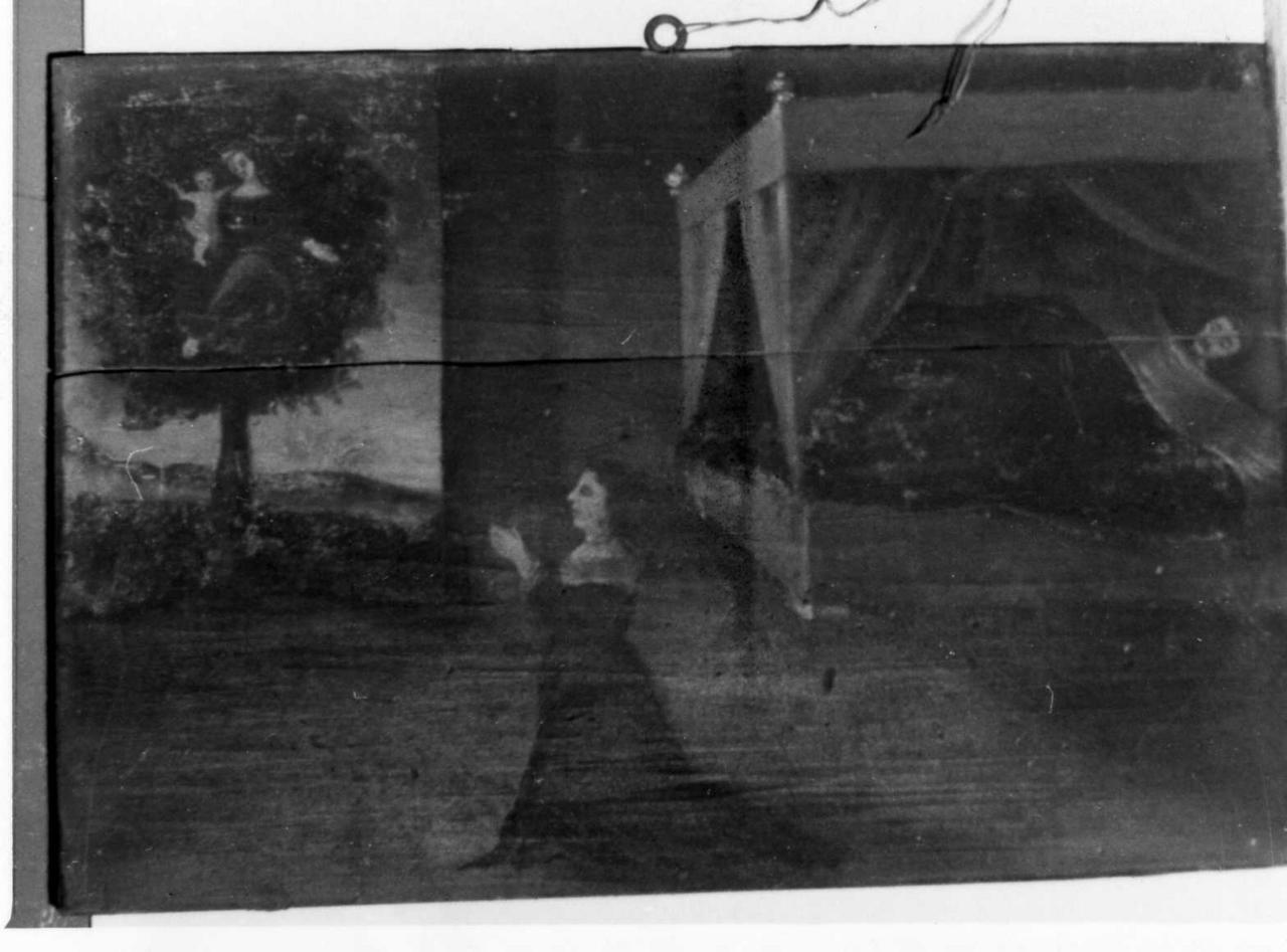 infermo miracolato dalla Madonna dell'Olmo (dipinto) - ambito reggiano (fine/inizio secc. XVII/ XVIII)