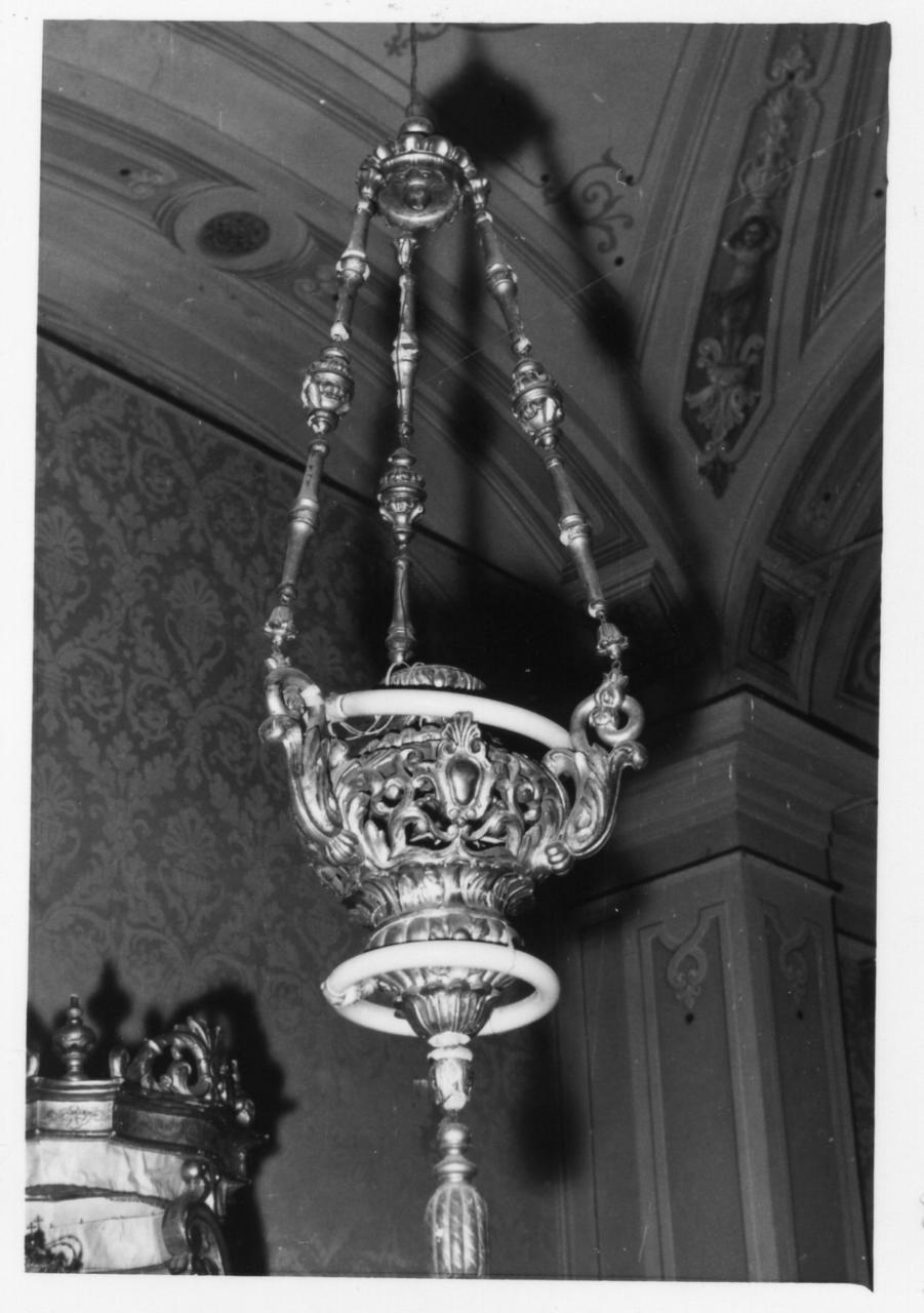 lampada pensile - bottega emiliana (sec. XIX)