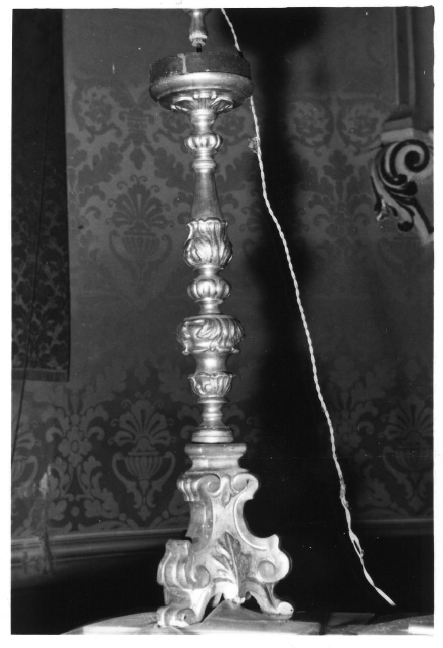 candeliere, serie - bottega reggiana (secc. XVIII/ XIX)