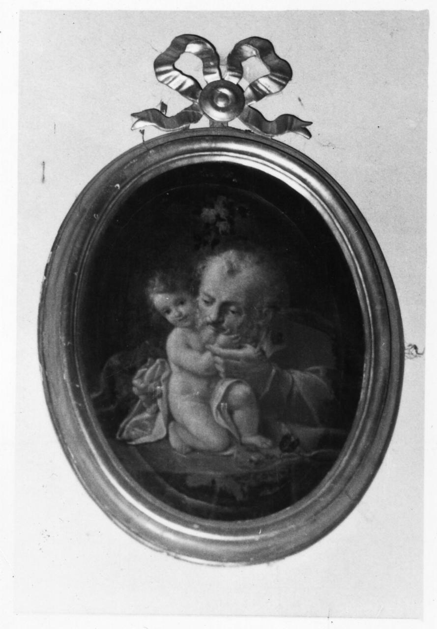 San Giuseppe e Gesù Bambino (dipinto) - ambito parmense (fine/inizio secc. XVIII/ XIX)