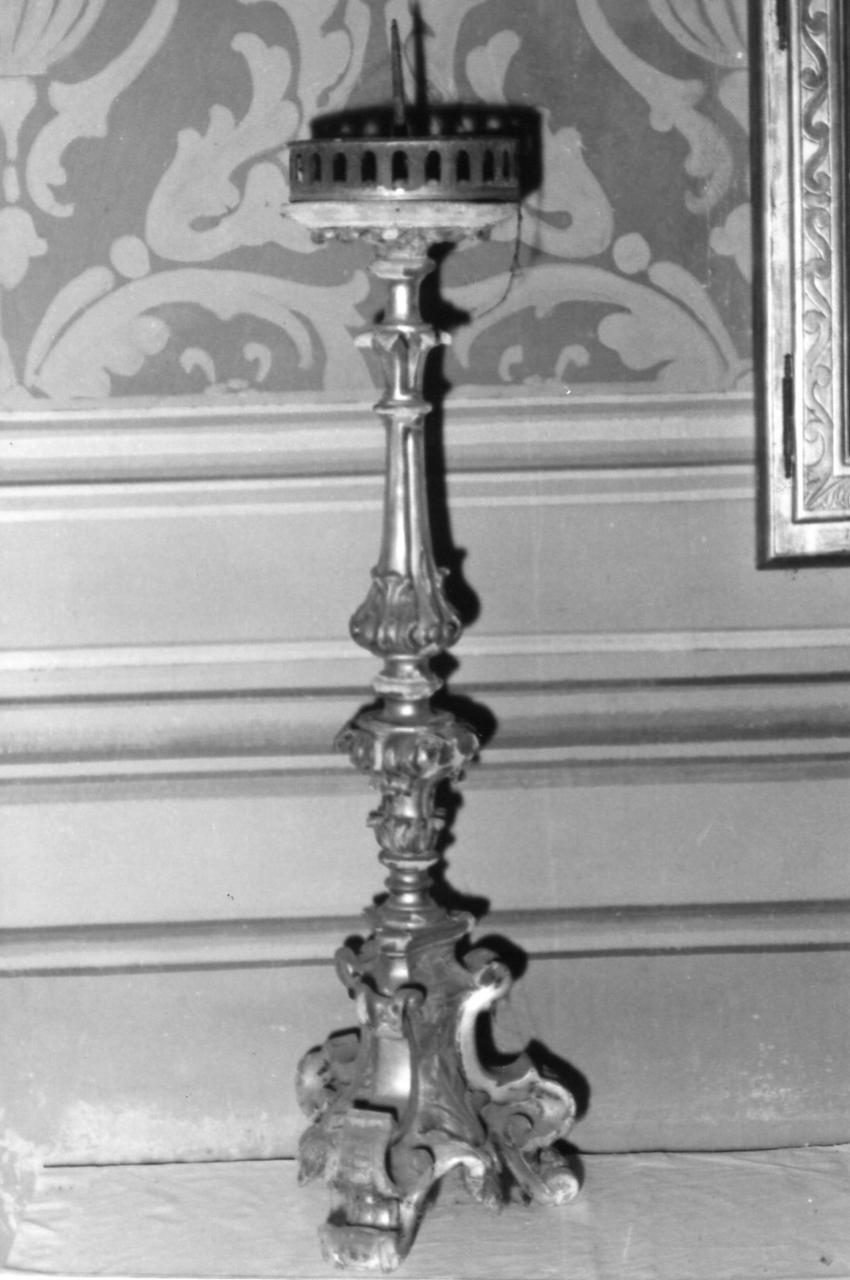 candeliere - bottega reggiana (secc. XVIII/ XIX)