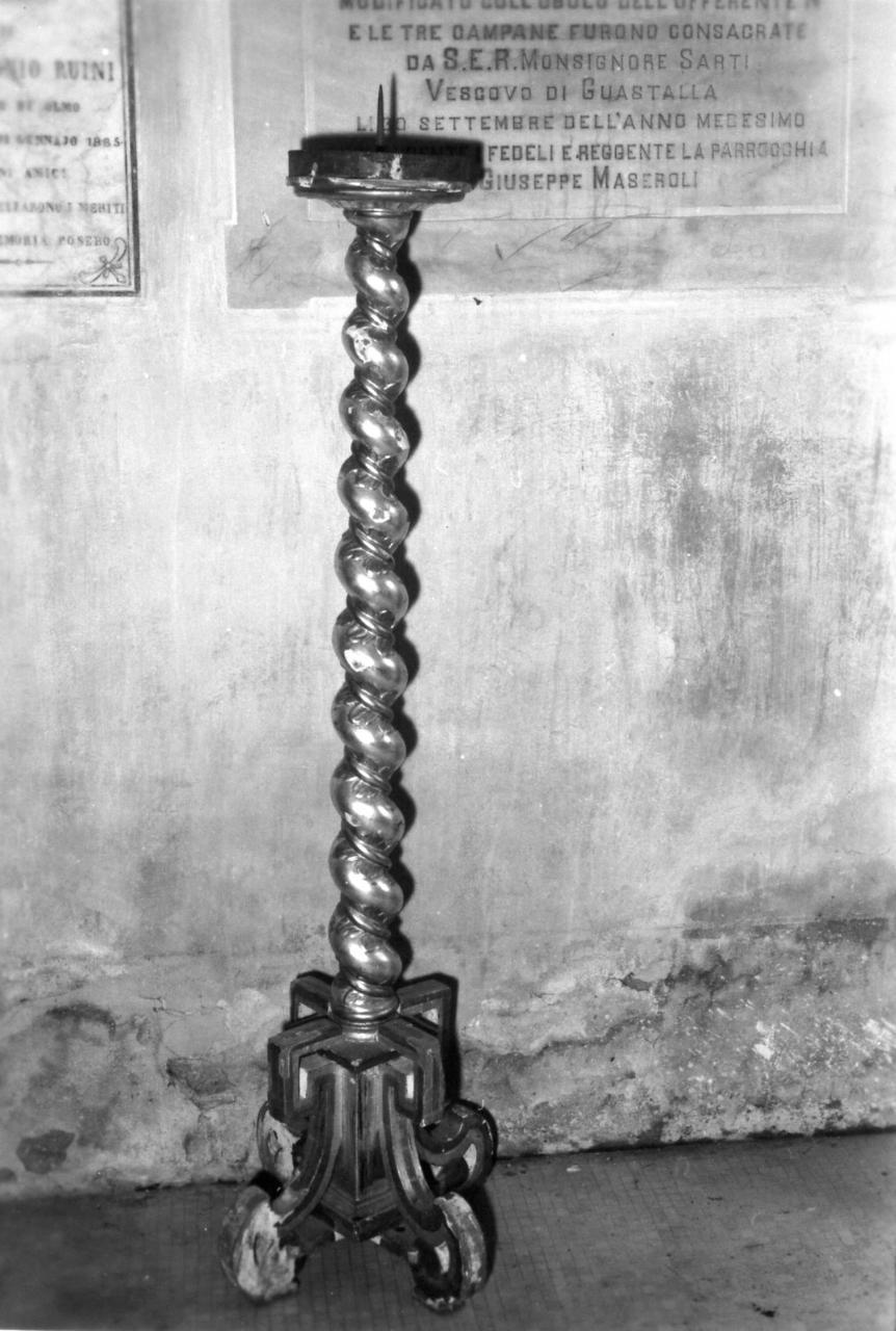 candeliere - bottega emiliana (fine sec. XIX)