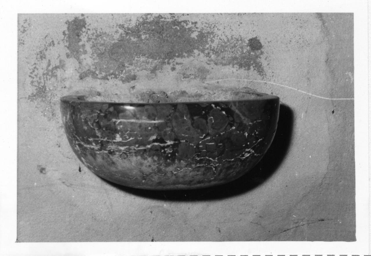 acquasantiera, serie - bottega reggiana (sec. XVII)