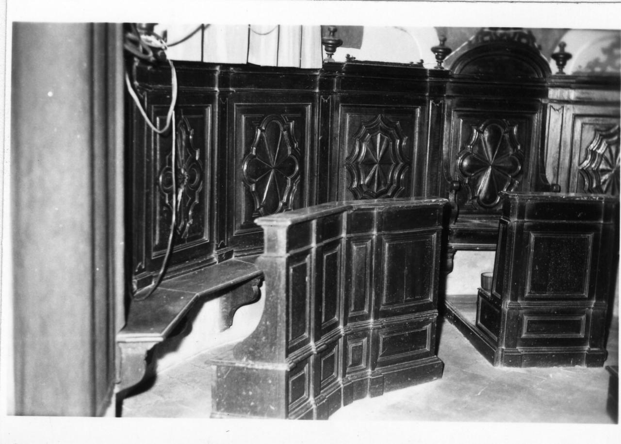 stalli del coro - bottega reggiana (sec. XVIII)