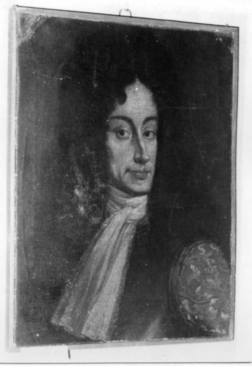 ritratto d'uomo (dipinto) - ambito emiliano (prima metà sec. XVIII)