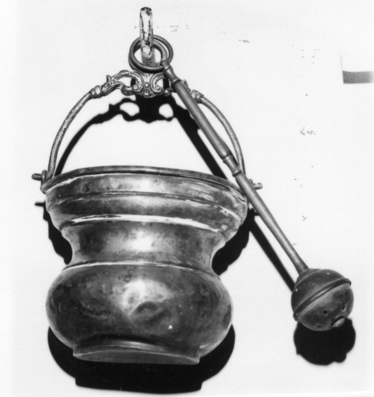 secchiello per l'acqua benedetta - bottega emiliana (metà sec. XIX)