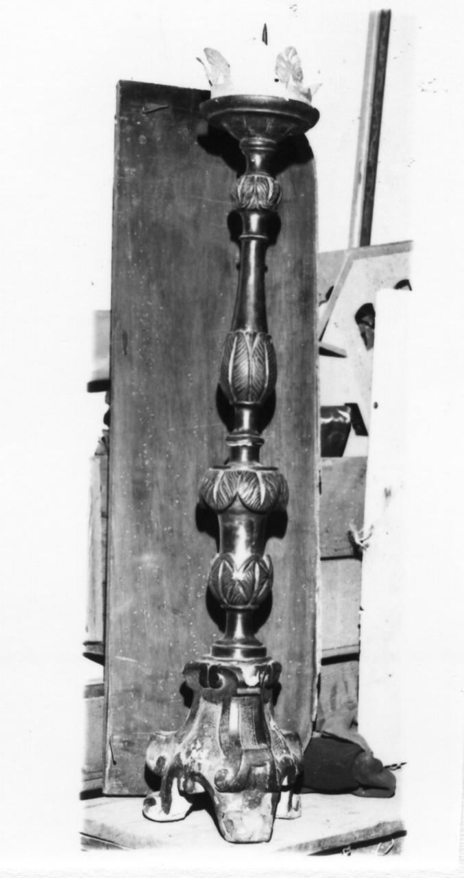 candeliere, serie - bottega modenese (seconda metà sec. XVIII)