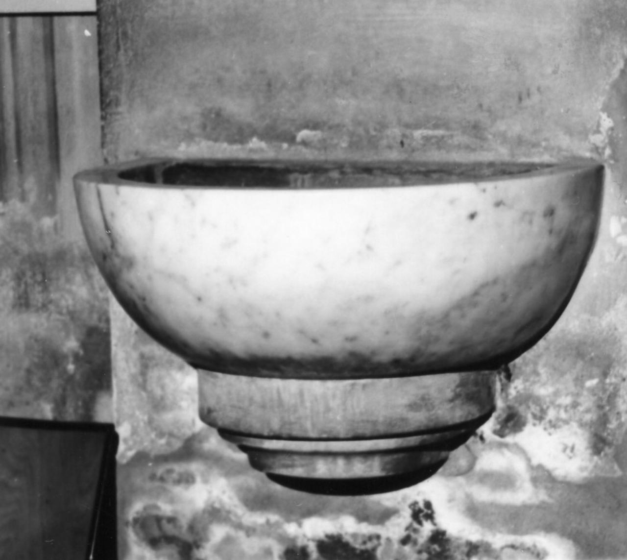 acquasantiera, serie - bottega modenese (prima metà sec. XIX)