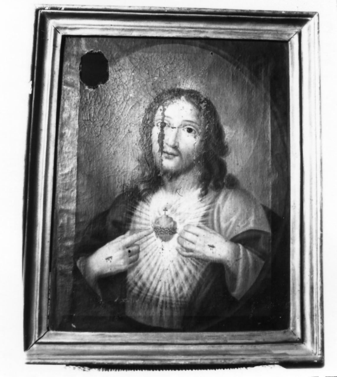 Sacro Cuore di Gesù (dipinto) di Farina Giovanni (sec. XIX)