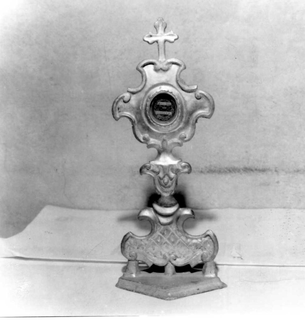 reliquiario - a ostensorio - bottega modenese (seconda metà sec. XVIII)