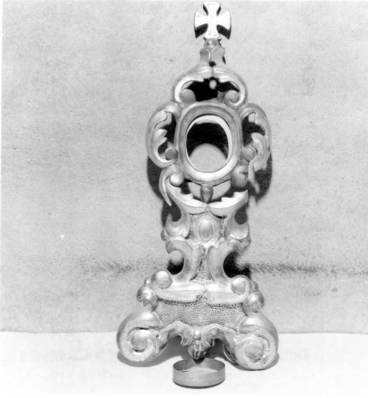 reliquiario - a ostensorio - bottega emiliana (seconda metà sec. XVIII)