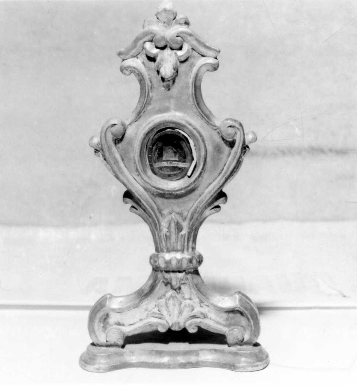 reliquiario - a ostensorio - bottega emiliana (seconda metà sec. XVIII)