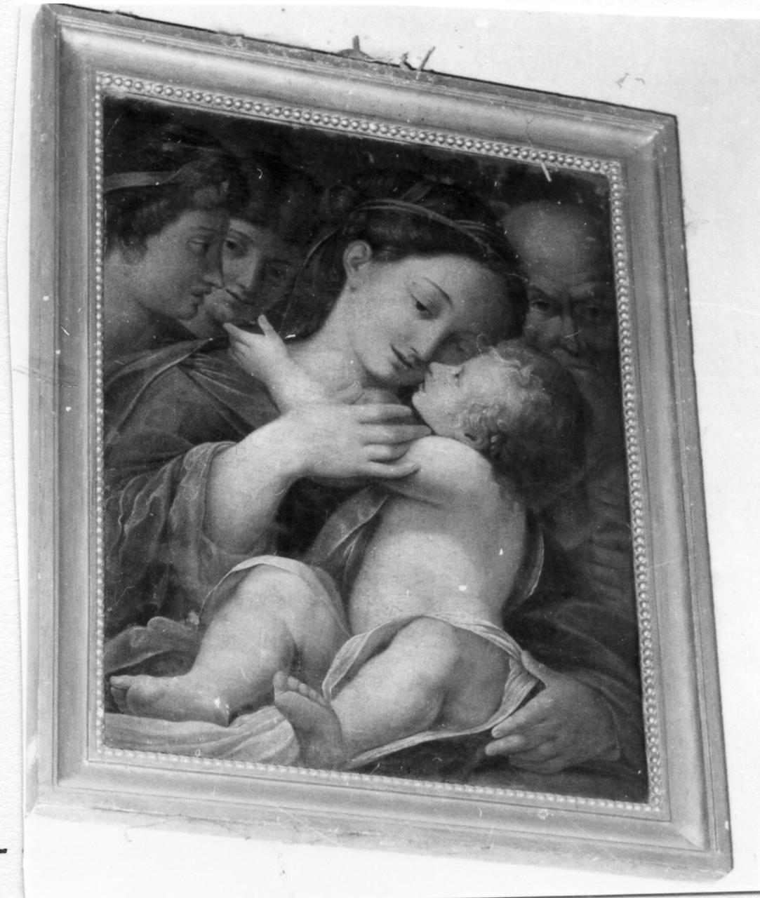 Sacra Famiglia con angeli (dipinto) - ambito parmense (seconda metà sec. XVI)