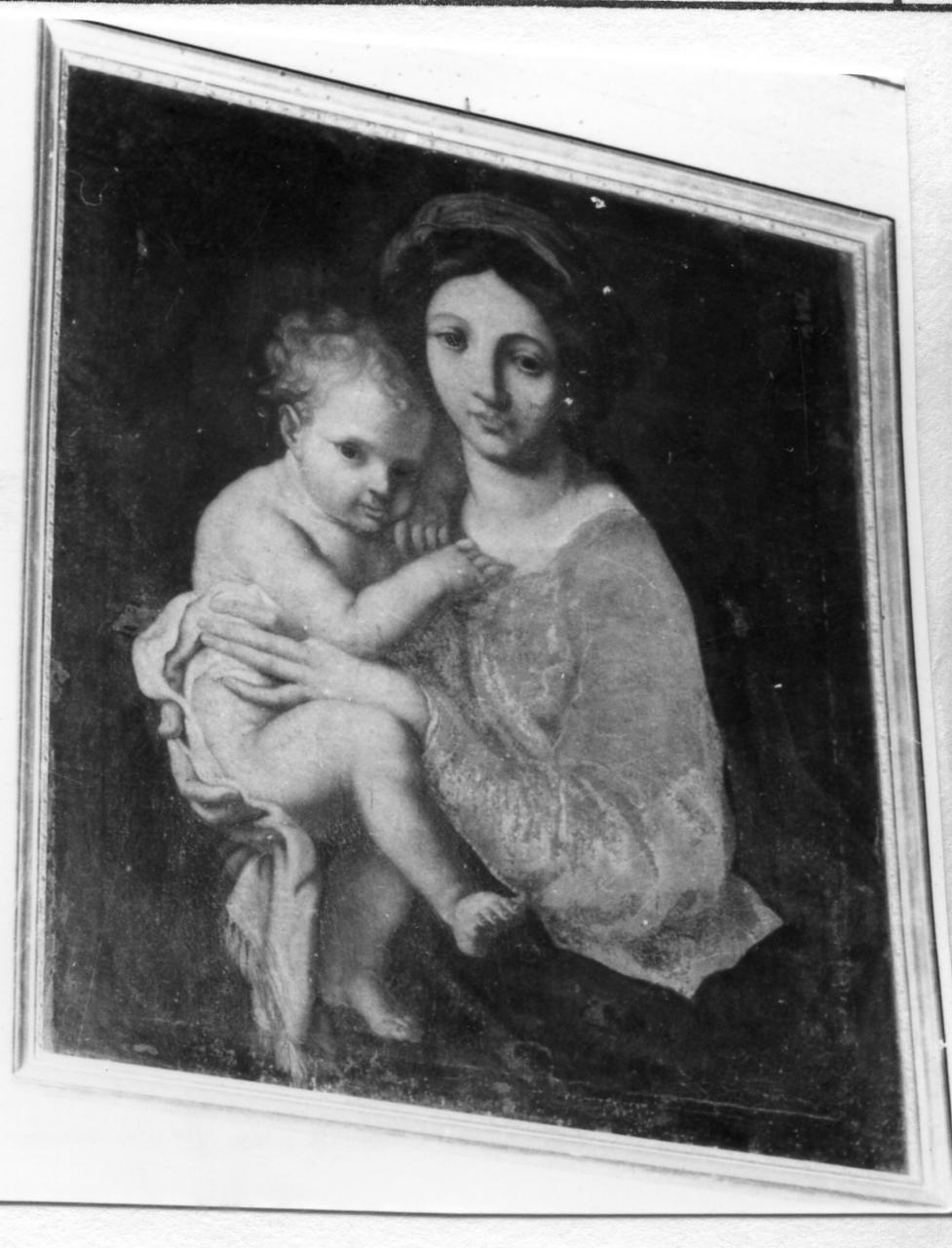 Madonna con Bambino (dipinto) di Alemanni Matteo (sec. XVIII)