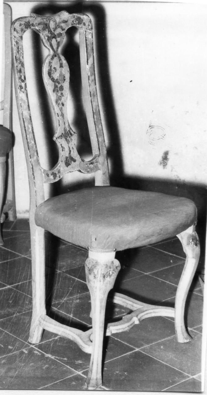sedia, serie - bottega reggiana (seconda metà sec. XVIII)