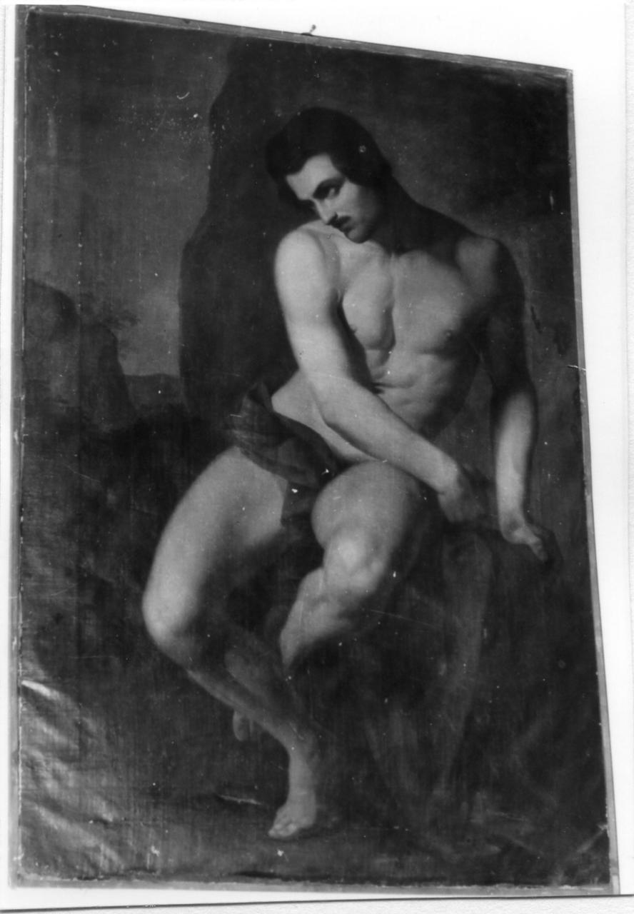 nudo virile (dipinto) di Asioli Luigi (prima metà sec. XIX)